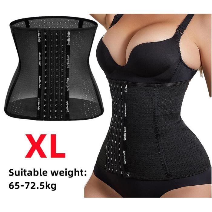 Ceinture de Sudation Taille Haute Corset Minceur Femme Ceinture Abdominale Ventre Plat Gaine Amincissante Waist Trainer Ajustable XL Cdiscount Sport