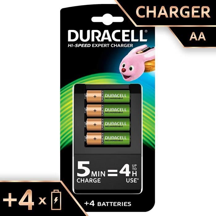 Piles + Chargeur Duracell