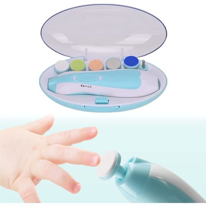 Lilian&Gema - Lime à Ongles Électrique Bébé 28 En 1 Avec Lumière LED, Kit Complet Rechargeable Pour Nouveau-Nés, Enfants Et Adultes