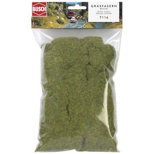 Paquet géant de flocons d'herbe vert automne pour décor de réseau ferroviaire miniature BUSCH 7116