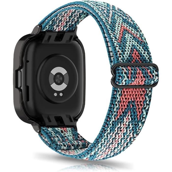 Bracelet Nylon Remplacement Pour Xiaomi Smart Band 9 Active / Redmi Band 3 - Réglable, Respirant, Plusieurs Couleurs - 11