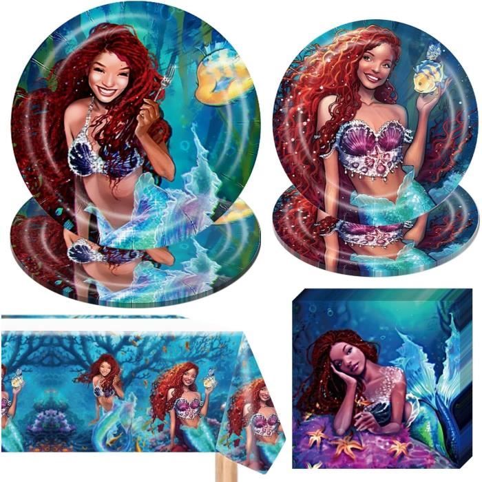 Set De Vaisselle D'anniversaire Frozen 63 Pièces - Assiettes, Gobelets, Serviettes, Ballons Thème Neige - 2
