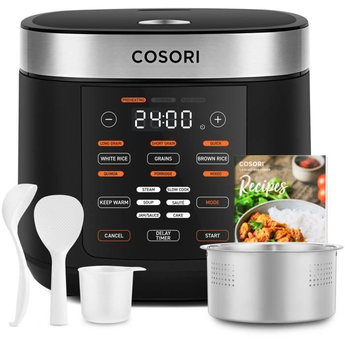 Multicuiseur COSORI - Capacité 5L - 17 programmes de cuisson - Jusquà 120°C - 970W