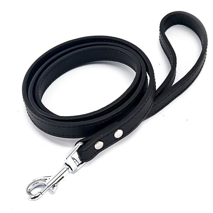 Leather Dog Leash Pet Dogs Leashes 6 Colors Solid Dog Training Leashes