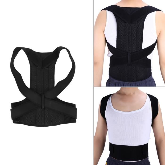 Correcteur de Posture Redresse Dos Corset De Soutien Reglable pour Alignez Colonne Vertebrale Corrige Epaule S 27 5 33 4 Cdiscount Instruments de musique