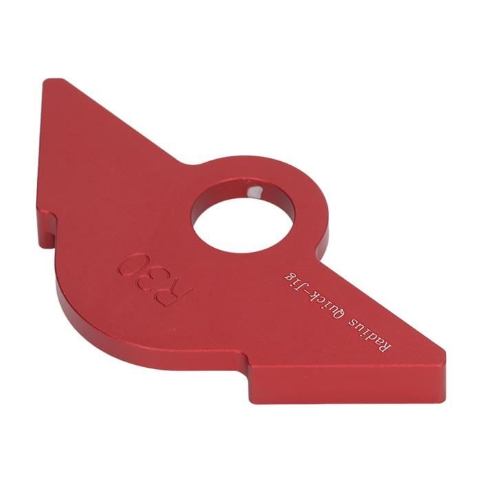 Gabarit De Fraisage Pour Routeur – Modèles D'angle Et Rayon – SODIAL (réf. 3537)