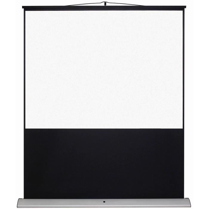 Ecran de projection portable ORAY Fly Duo 120x160 - Blanc mat, 2 côtés de projection, cadrage noir 2 cm