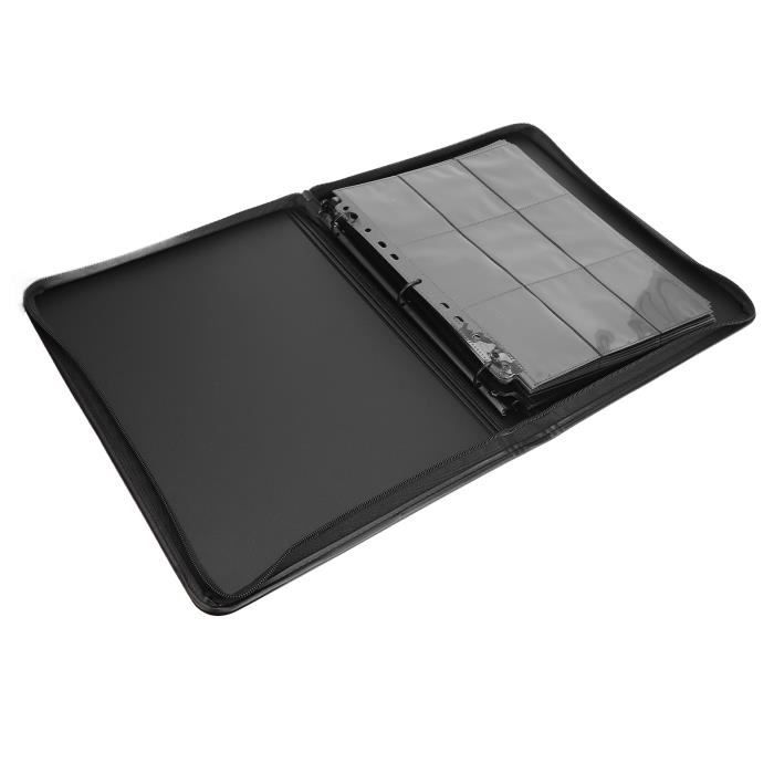 Classeur Cartes De Visite 20 Pages – 360 Cartes, Format Noir Classique Et Pratique