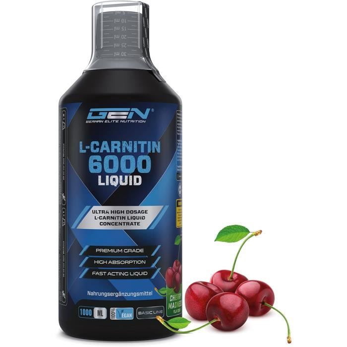 L-Carnitine 6000 Liquid - 1000 ml - Cherry Madness