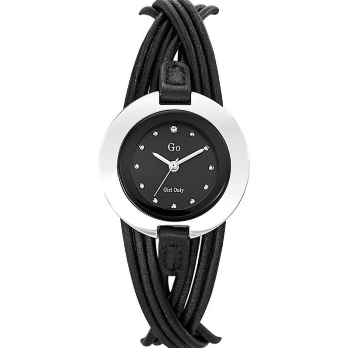 Montre GO Girl Only bracelet cui Noir Achat vente montre Femme