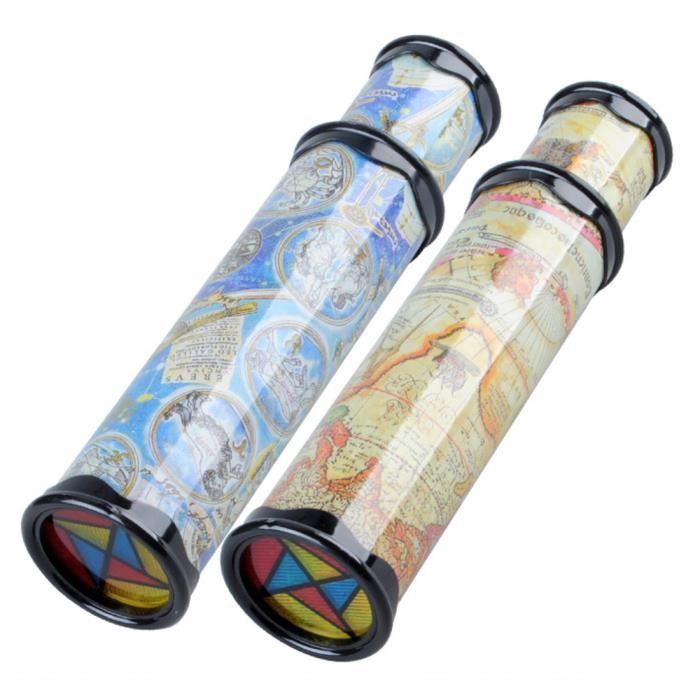 Fendawn Kaléidoscope Classique En Papier Kraft – 20 Cm – Jouet Éducatif Et Créatif Pour Enfants Et Adultes – Léger Et Incassable
