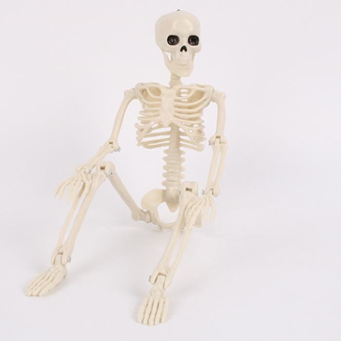 XONOR Os Squelette Halloween - 28 Pièces - Décoration Cimetière - Plastique Durable - 13-41 Cm