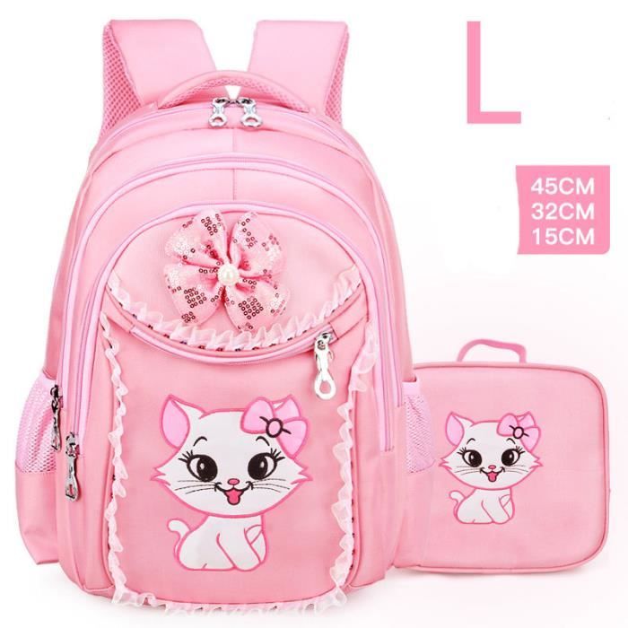 sac a dos 2 compartiments fille