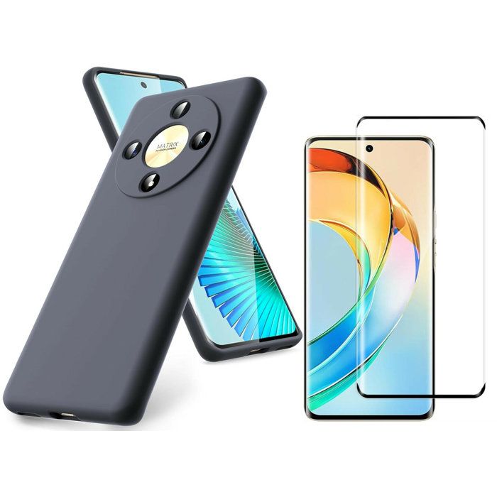 Coque Silicone Noir Pour Honor Magic 6 Lite 5G - Marque Little Boutik - Protection Souple