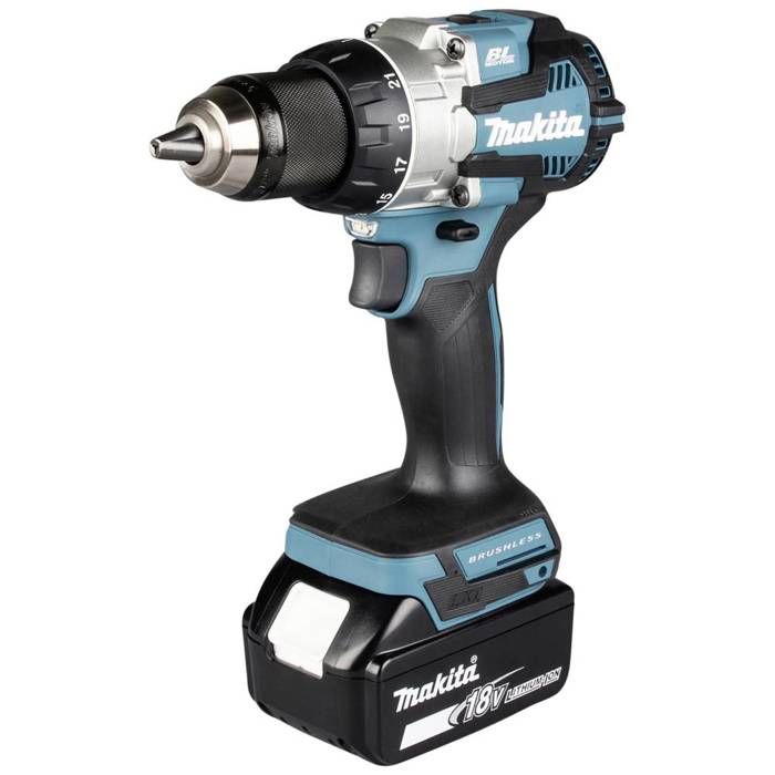 Makita DDF 489 RTJ Perceuse visseuse sans fil 18 V 73 Nm Brushless + 2x batterie 5 0 Ah + chargeur + Makpac - vue 5
