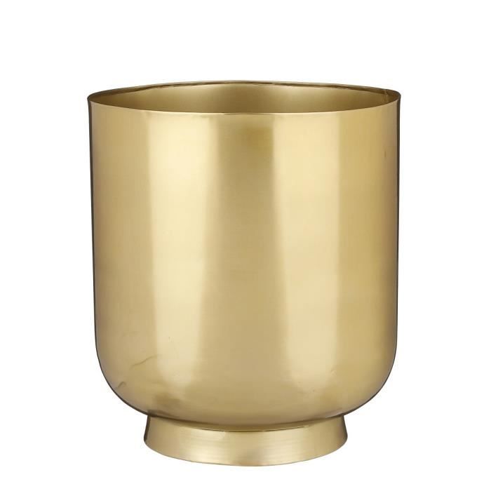 Blumenkübel.blumentopf.pflanztopf.pflanzgefass metall .gold. messing