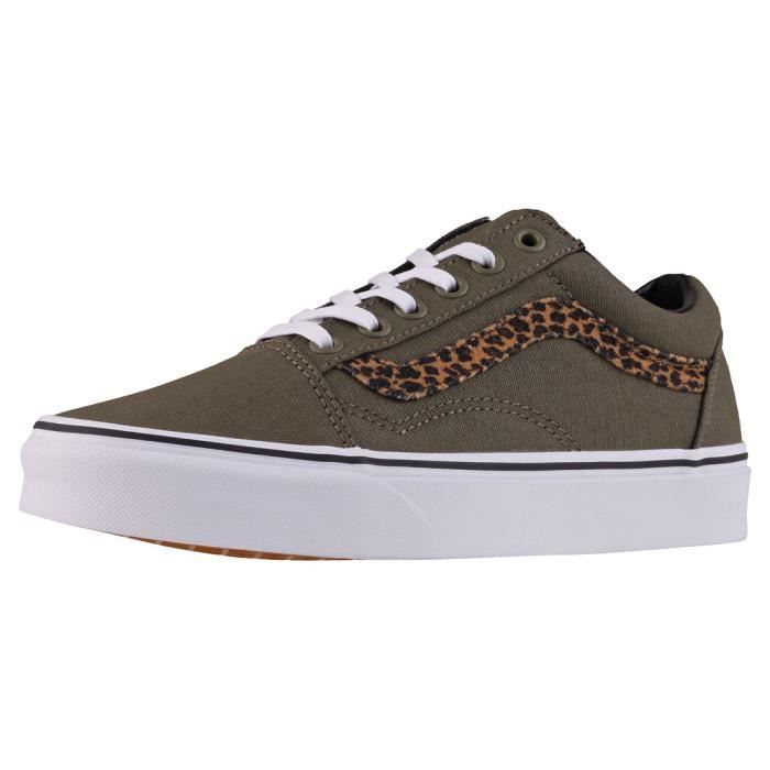 vans old skool kaki femme vans old skool kaki femme