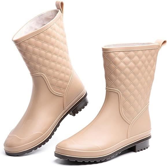 Bottines 2025 plastique femme