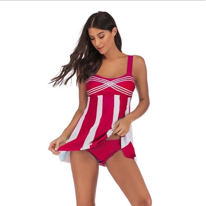 SHEKINI Bikini Femme Body Guide Push Up Maillots De Bain Femme 1 Pièce Monokini Rembourré