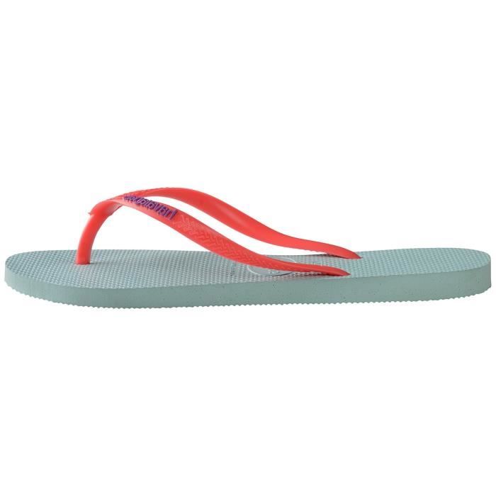 Tong Havaianas Enfant Slim Rouge Bride Frise grecque