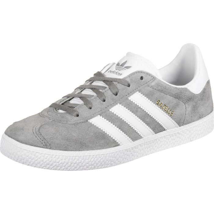 Chaussures adidas Gazelle pour enfants Gris trois Pour filles