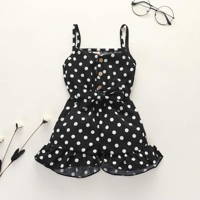 Tout Petits Enfants Vetements Bebe Fille Ete Licou Mignon S531 Noir Cdiscount Pret A Porter