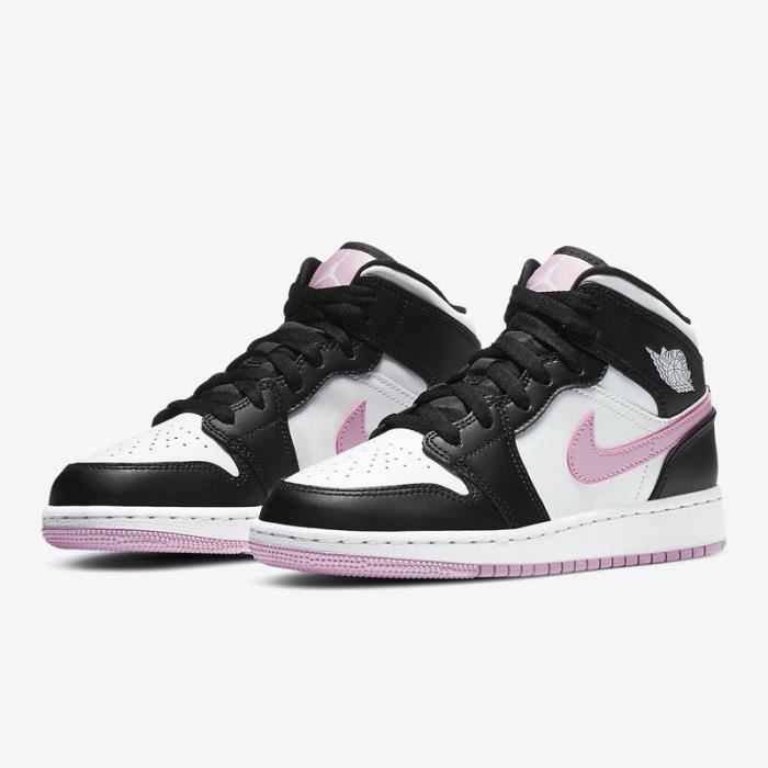 basket femme rose fluo jordan