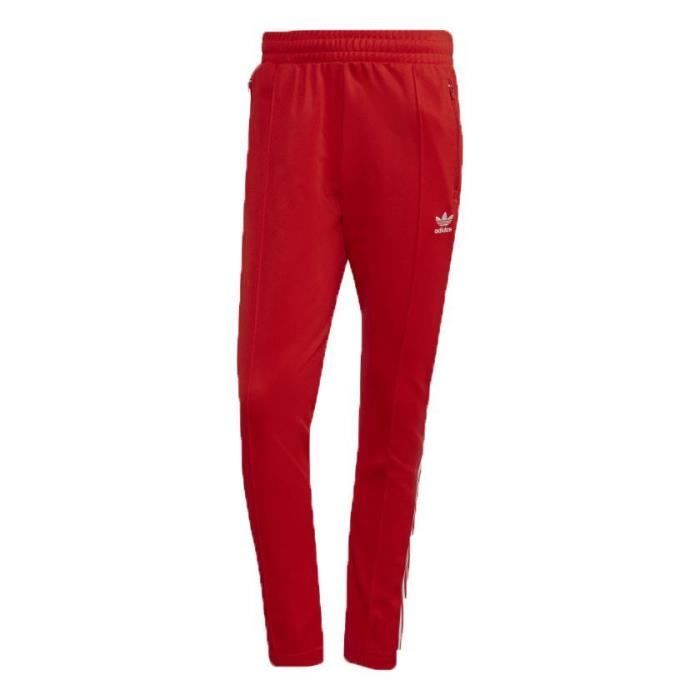 ADIDAS BECKENBAUER TP PANTALON HOMME ROUGE H09114 Rosso