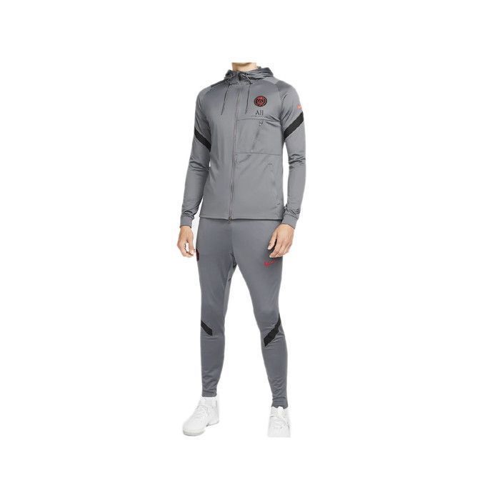 Ensemble de surv tement Nike PSG DRY Homme Gris Manches