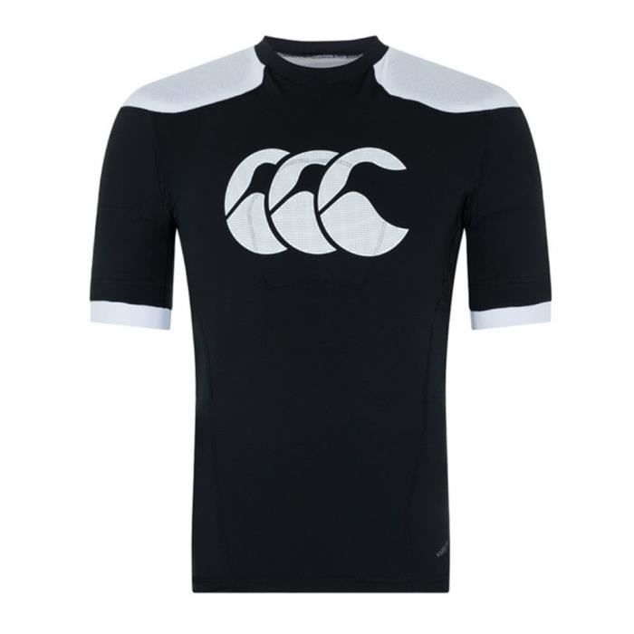 Épaulière de rugby style logo noir / blanc / argenté Canterbury