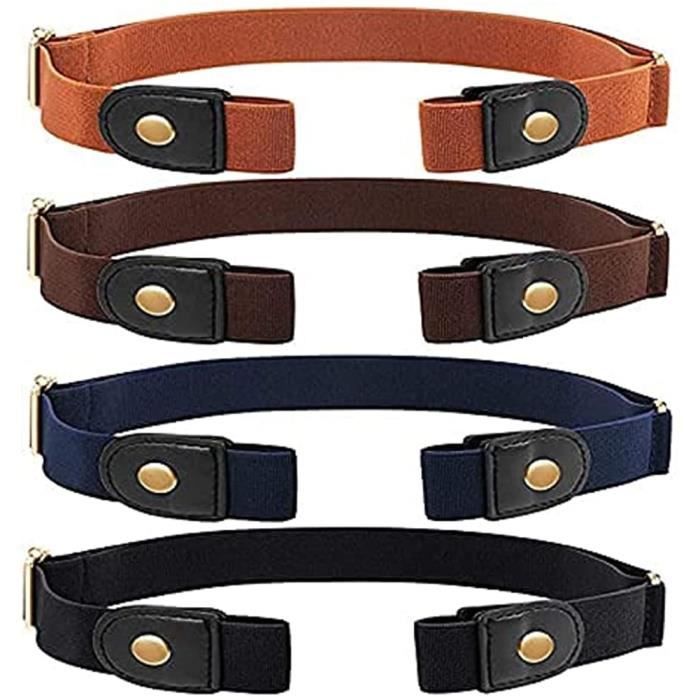 architect Preschool Heavy truck Lot de 4 ceintures élastiques sans boucle - ceinture élastique invisible -  réglable - pour homme ou femme.[794] Doré - Cdiscount Prêt-à-Porter