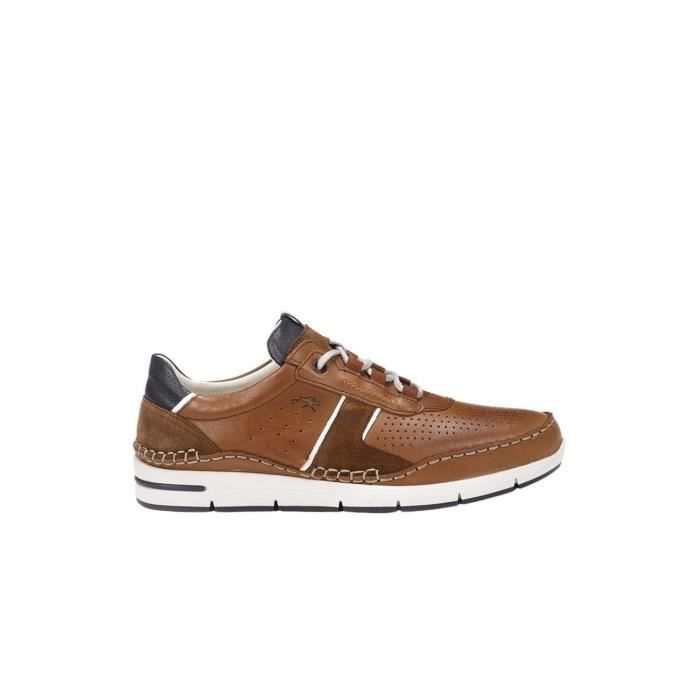 Chaussure décontractée pour hommes - Fluchos - YANNIC F1442 - Cuir sportif - Marron clair