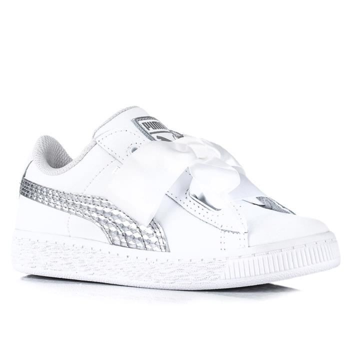 puma noir vernis ruban