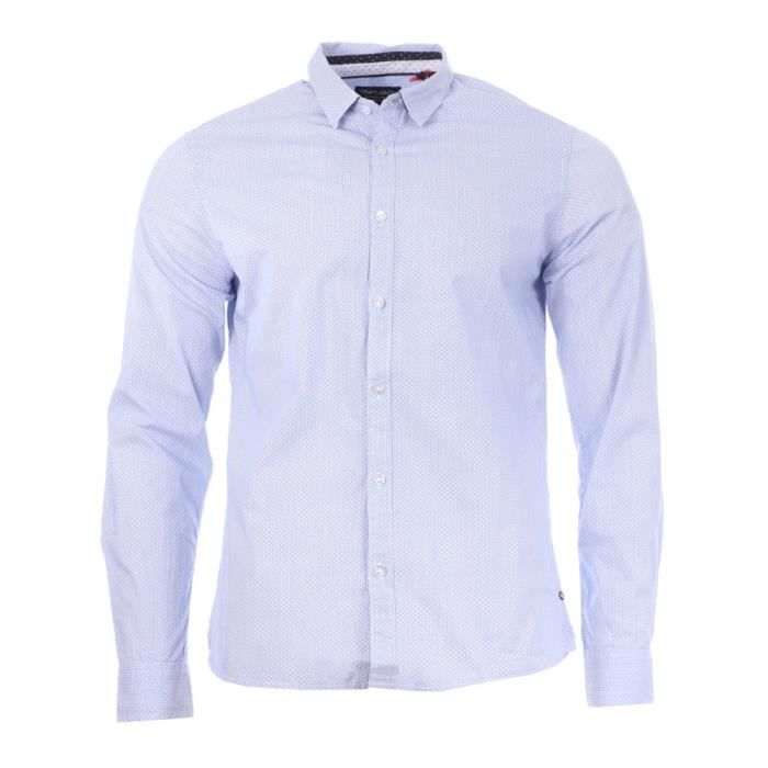 Chemise homme La Mouche bleu marine