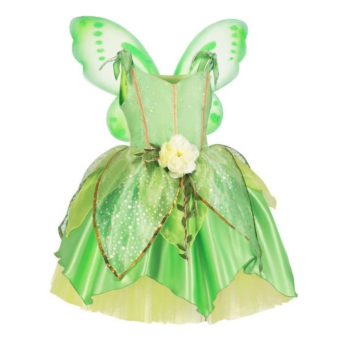 Robe de fée blooms deluxe 5/6 ans - Déguisement de Great Pretenders