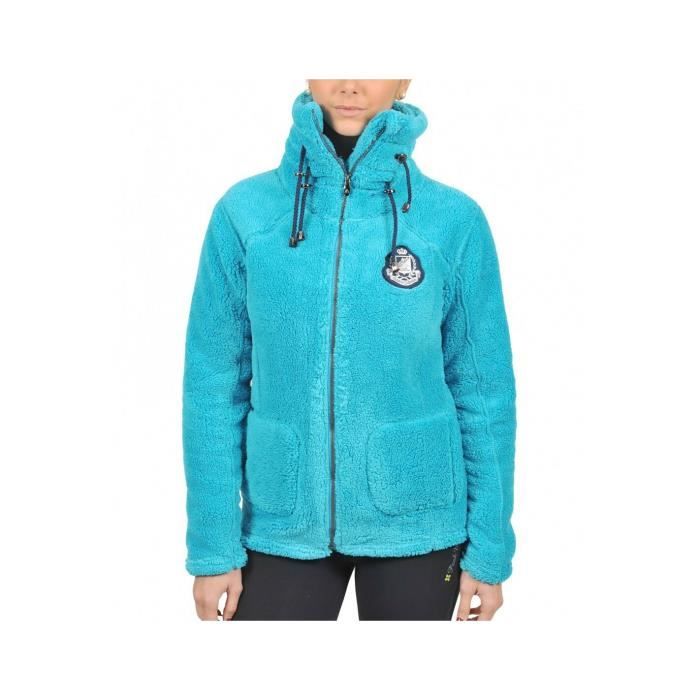 Veste polaire femme Peak Mountain Asana turquoise L Cdiscount Beaux Arts et Loisirs creatifs