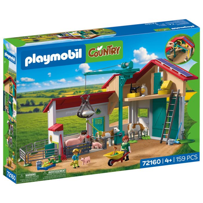 PLAYMOBIL Country 72160 Grande ferme et &eacute;table