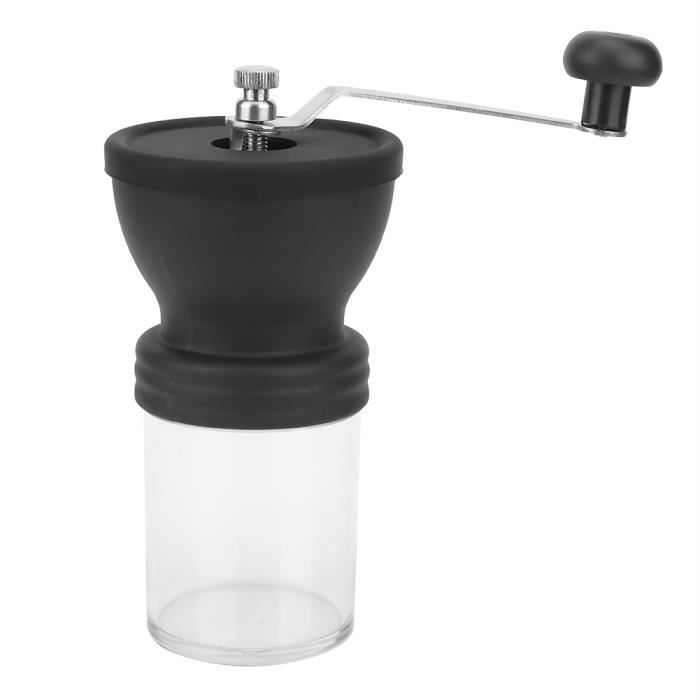 Ibili Moulin à Café Manuel Réglable 0,35L Borosilicate - Meule Céramique