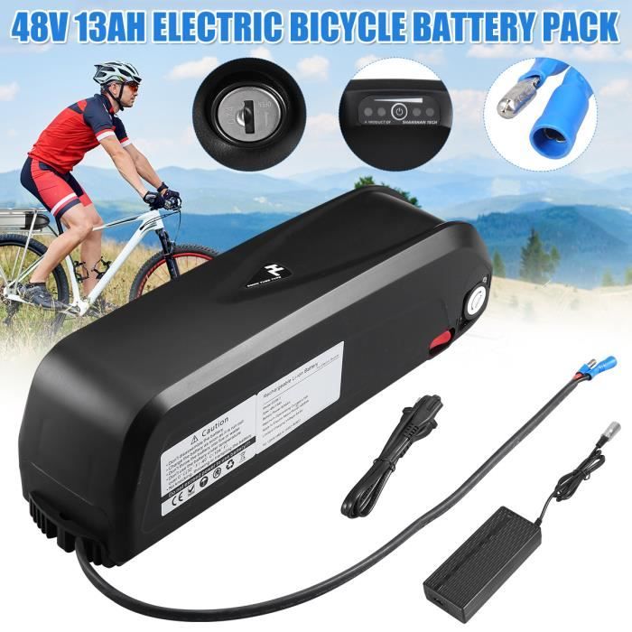 HA193 Batterie de v lo lectrique 48V 13Ah Kit De Conversion 624Wh Hailong Batterie Lithium ION E Bike avec Chargeur