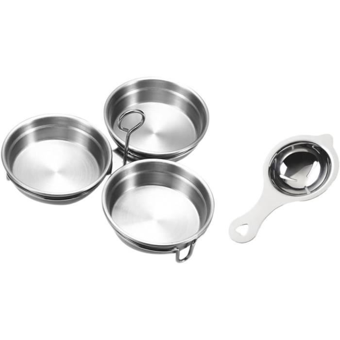 Séparateur De Blanc D'Œuf En Acier Inoxydable - Lot De 4, Qualité Alimentaire, Facile à Nettoyer (Tamise Le Jaune) - 2