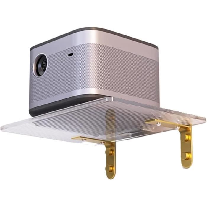 Prmape Lot De 2 Supports Universels Pour Mini Projecteur, Support De Plafond Pivotant à 360 Degrés Pour Plafond, Montage Mural, Support De Table