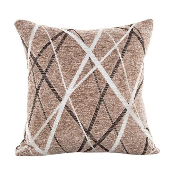 18/" en polyester à motifs géométriques or Shining Taie D/'oreiller Canapé Cushion Cover Home Decor