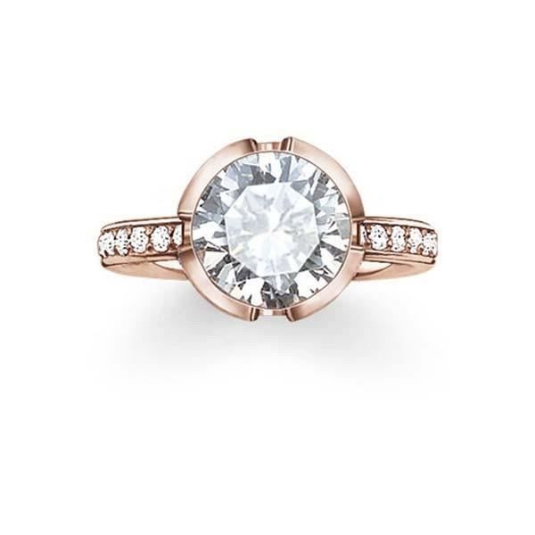 Bague Femme Thomas Sabo TR2037 416 14 taille 52 Achat Vente pendentif vendu seul Bague Femme Thomas Sabo TR2037 Femme Adulte