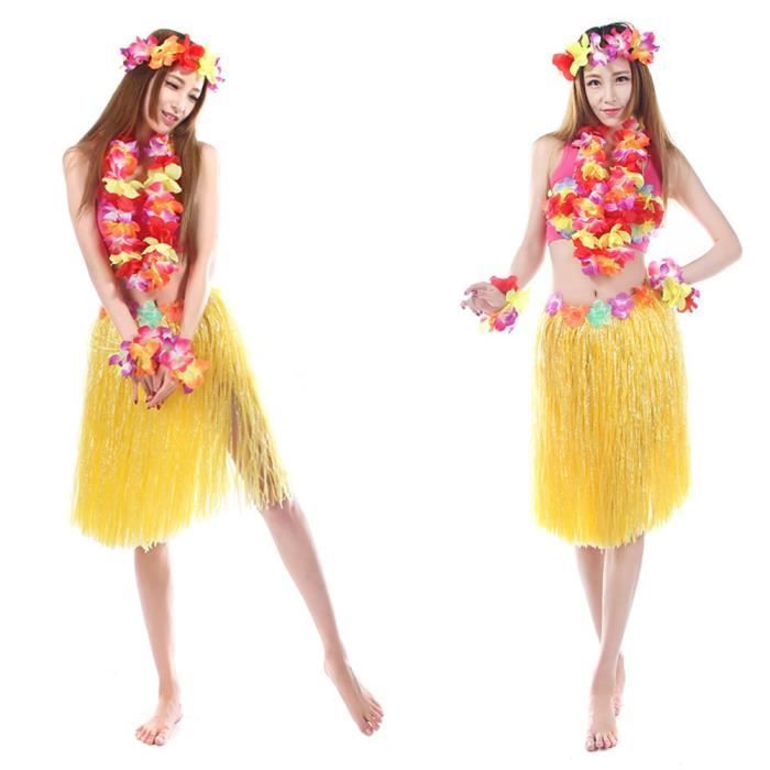 Get Wallpaper 5 En 1 Jaune Tropical Hawaii Jupe Hula Robe Herbe 60cm Costume Elastiques Pour Banquet Plage Soiree A Theme Noel Halloween Achat Vente Accessoire Deguisement Cdiscount For Free