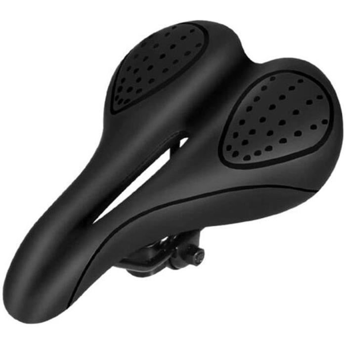 Selle Vélo Large Et Confortable - Creuse Ergonomique - Amortie - Housse Imperméable - Ville, VTT, Route