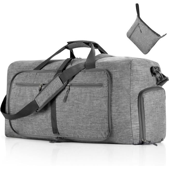 Sac De Voyage 100 Litres Grand Taille - Polyester 900D - Bandoulière Amovible - Pour Week-end, Camping, Déménagement