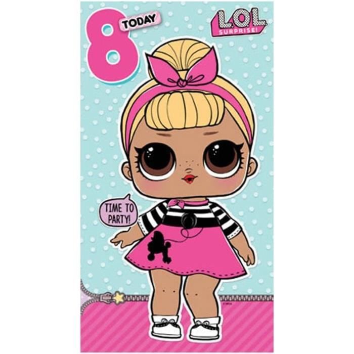 LOL Surprise Carte D'anniversaire"BFF" LO019