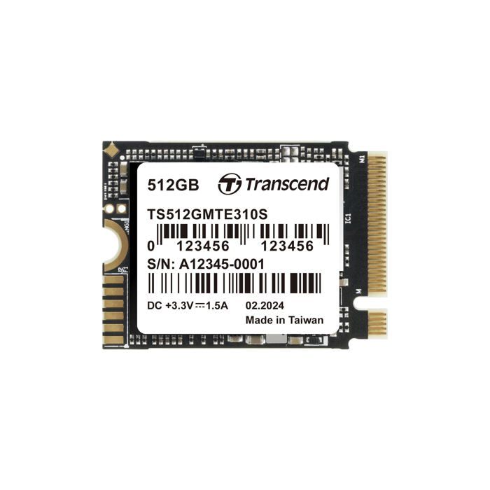 Transcend MTE310S SSD interne .2 2230 PCIe 4.0 x4 NVMe - vue 6