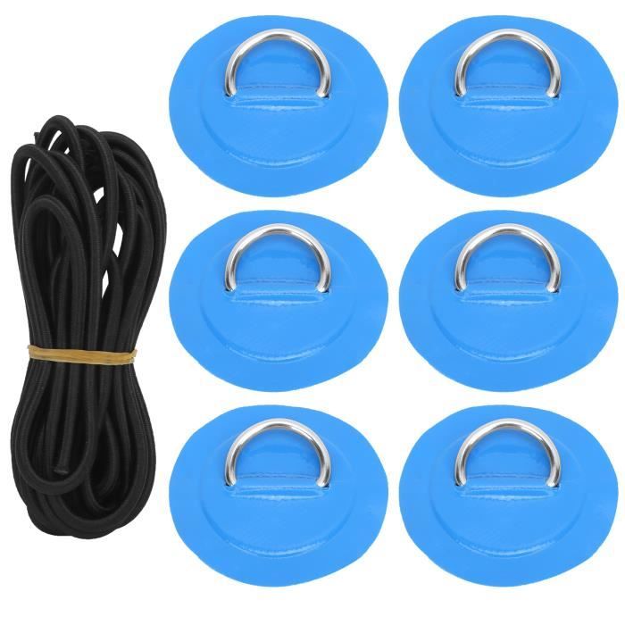 Coussinet En D En Acier Inoxydable 15,2 Cm - Patch Anneau D PVC Pour Bateau Pneumatique, Kayak, Canoë, Planche De Surf