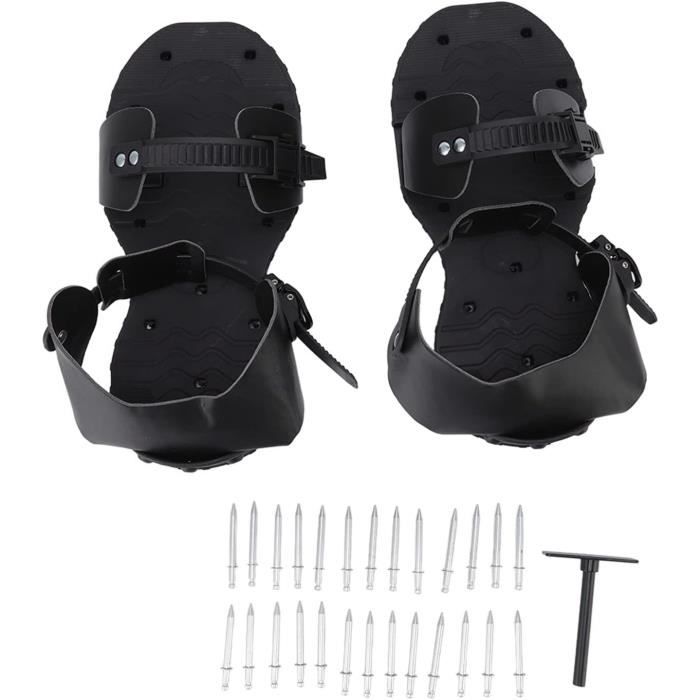 Chaussures Aérateurs De Pelouse - Sandales à Pointes Pour Aérer Gazon Et Sol Avec Boucles Robustes